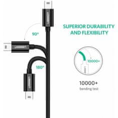 Ugreen US242 Kabel USB-C v Mini USB M/M 1m, črn