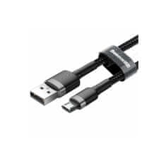 BASEUS kabel Cafule, USB - micro, 1m, 2,4A črna+siva