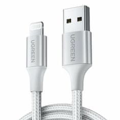 Ugreen US199 Kabel lightning V USB-A 2m, siv