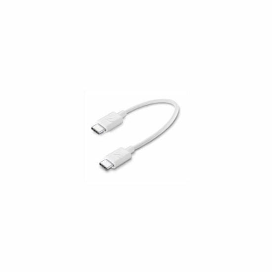 CellularLine  USB kabel, USB-C USB-C; 15cm, bel