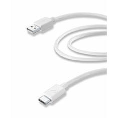 CellularLine USB kabel, 2m USB-C, bel