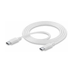 CellularLine USB kabel, USB-C-USB-C, 1,2m, bel