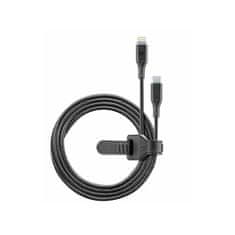 CellularLine USB kabel USB-C na lightning, 1m, črn