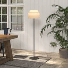 OUTSUNNY Floor Lamp Zunanja Prenosna Stoječa Svetilka Za Notranjo In Zunanjo Uporabo, Ip44, Možnost Zatemnitve, Topla Bela, Brez Žarnice, Črna 