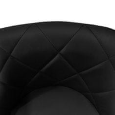 Aga 2x Barová stolička Čierna/Čierno-biela