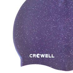 Noah Czepek pływacki silikonowy Crowell Recycling Pearl fioletowy kol.4