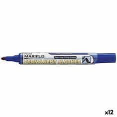 Miramarket Trajni marker Pentel Maxiflo NLF50 Modra 12 Kosi (12 kosov)