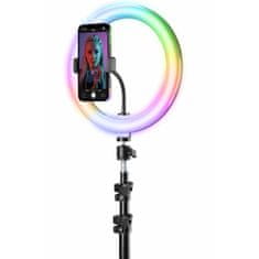 CellularLine Selfie ring PRO s stojalom multicolor