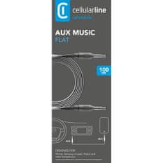 CellularLine Audio kabel - aux-aux, črn