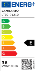 LAMBARIO  36W ECOLINE LED ACR IP65 WHITE 4000K WATERPROOFLAMP