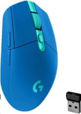 Logitech G305 LIGHTSPEED brezžična gaming miška - MODRA - 2,4GHZ/BT - N/A - EER2 - G305