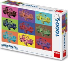 Dino Puzzle Pop Art: Tatra 1000 kosov