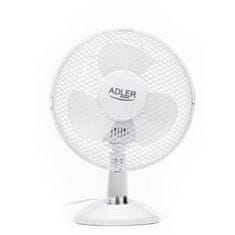 Adler AD 7302 namizni ventilator 23cm, belo