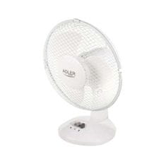 Adler AD 7302 namizni ventilator 23cm, belo