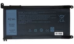 TRX baterija WDX0R/ 11,4 V/ 3600 mAh/ Li-Ion/ Dell Inspiron 5368 5378 5379 5482 5565 5567 5568 5570 7560/ neoriginalna