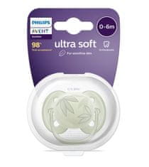 Philips Avent Ultrasoft Premium dude 0-6m, zelena, 1 kos