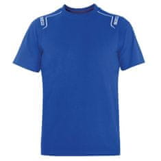 NEW Majica s Kratkimi Rokavi Sparco TECH STRETCH Modra