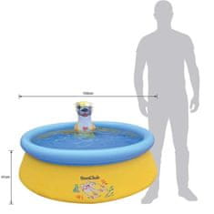 JLeisure Samostoječi bazen s pršilno živaljo 150x41cm