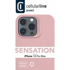 CellularLine ovitek SENSATION, Iphone 14 pro max, roza