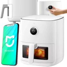 Xiaomi Xiaomi Smart Air Fryer Pro 4L nemasten cvrtnik bele barve