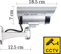 OEM Fotoaparat z lažnim rogom srebrni AT-1B-S