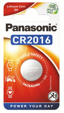 Panasonic Baterija CR2016 PANASONIC (blister 1 kos)