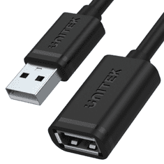 Unitek Kabel USB Unitek Y-C428GBK Podaljšek USB 2.0 AM-AF 1m