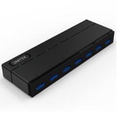 Unitek Unitekov adapter Y-3184 HUB 7xUSB 3.0 z napajalnikom in BC 1.2