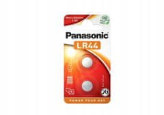 Panasonic Baterija G13 / LR44 / LR1154 / 186 BAT 1BL PANASONIC 1,5 V (1 kos)