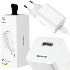 BASEUS Baseusov hitri polnilnik CCALL-BX02 24W 1x USB-A QC 3.0