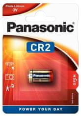 Panasonic Baterija CR2 1BL PANASONIC Lithium Power 3V 850mAh (1 kos)