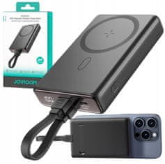 Joyroom Joyroom Powerbank JR-PBM01 10000mAh 20W 1x USB-C 2x Lightning črna + kabel