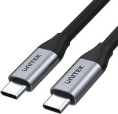 Unitek Unitekov kabel USB C14082ABK USB-C na USB-C 10Gbps 4K 60Hz 20V/5A