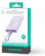 Joyroom Joyroom powerbank JR-PBM01 10000mAh 20W 1x USB-C 2x Lightning vijolična + kabel