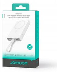 Joyroom Joyroom Powerbank JR-PBM01 10000mAh 20W 1x USB-C 2x Lightning bela + kabel