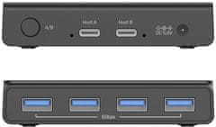 Unitek Unitek 4x USB-A 5Gbps aktivno stikalo KVM H1310A