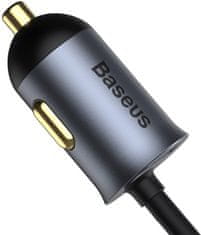 BASEUS Baseus Share Together 120W 3A 3x USB-A 1x USB-C PD 20W QC 3.0 avtomobilski polnilec na kablu