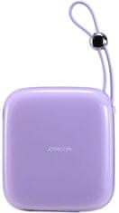 Joyroom Joyroom Jelly Series JR-L002 10000mAh 22,5W PD QC powerbank s kablom 1x USB-A 1x USB-C vijolična