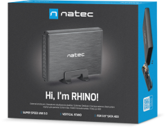 Natec Natec Rhino SATA 3,5-palčno ohišje za zunanji disk USB 3.0 iz aluminija