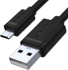 Unitek Unitek Y-C451GBK Mobilni kabel microUSB-USB 2.0 1M