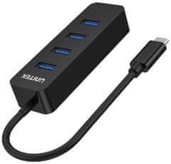 Unitek Unitek H1117B USB-C vozlišče, 4 vrata USB 3.1, aktivno, 10 W