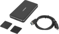 Natec Natec Oyster Pro Slim SATA 2,5-palčni USB 3.0 Ohišje za zunanji disk črno