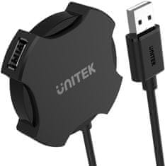 Unitek Unitek Y-2178 vozlišče 4x USB 2.0 mikro črno