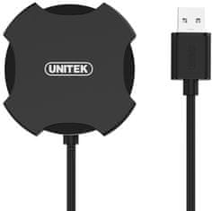 Unitek Unitek Y-2178 vozlišče 4x USB 2.0 mikro črno