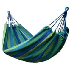 LIVEFY Hammock viseča mreža 260x150cm, modro/zelena