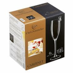 NEW Kozarec za šampanjec Chef&Sommelier Cabernet Prozorno Steklo 6 kosov (16 cl)