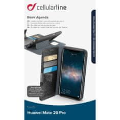 CellularLine preklopna torbica AGENDA, Mate 20 Pro, črna