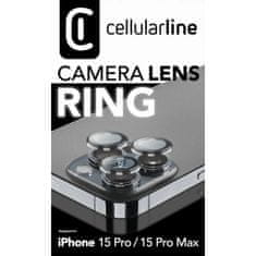 CellularLine zaščita za leče kamere, iPhone 15 Pro / 15 Pro Max