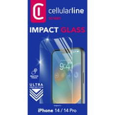 CellularLine zaščitno steklo GLASS, iPhone 14/14 Pro