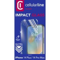 CellularLine  zaščitno steklo GLASS, iPhone 14 Plus /14 Pro Max